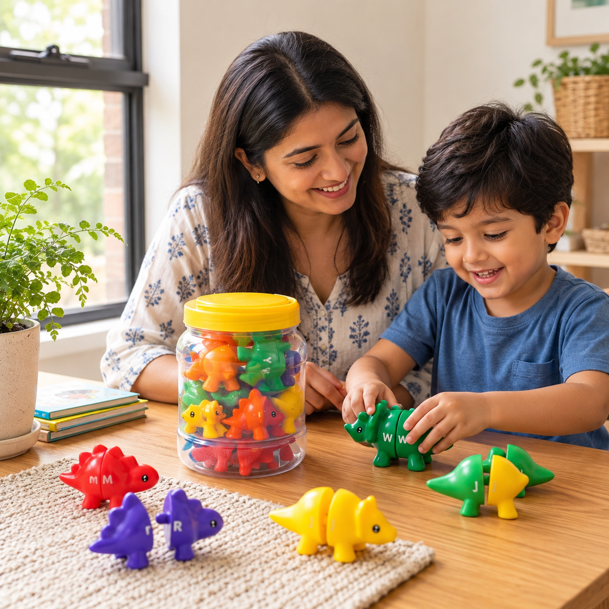 Dinosaur Alphabet Matching Toy Set
