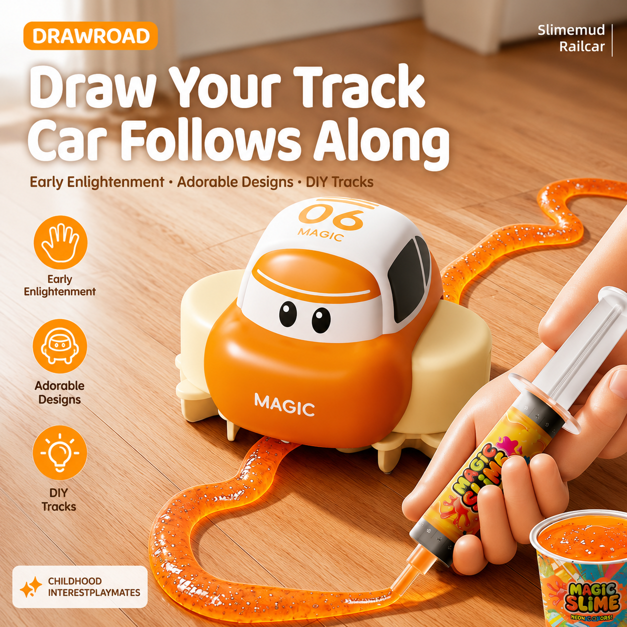 DIY Slime Track Car