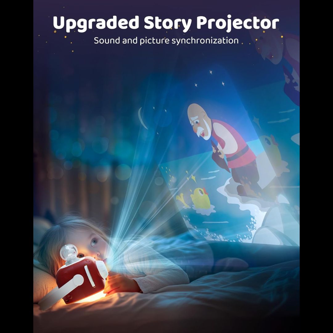 Bluetooth Storybook Projector & Nightlight for Kids