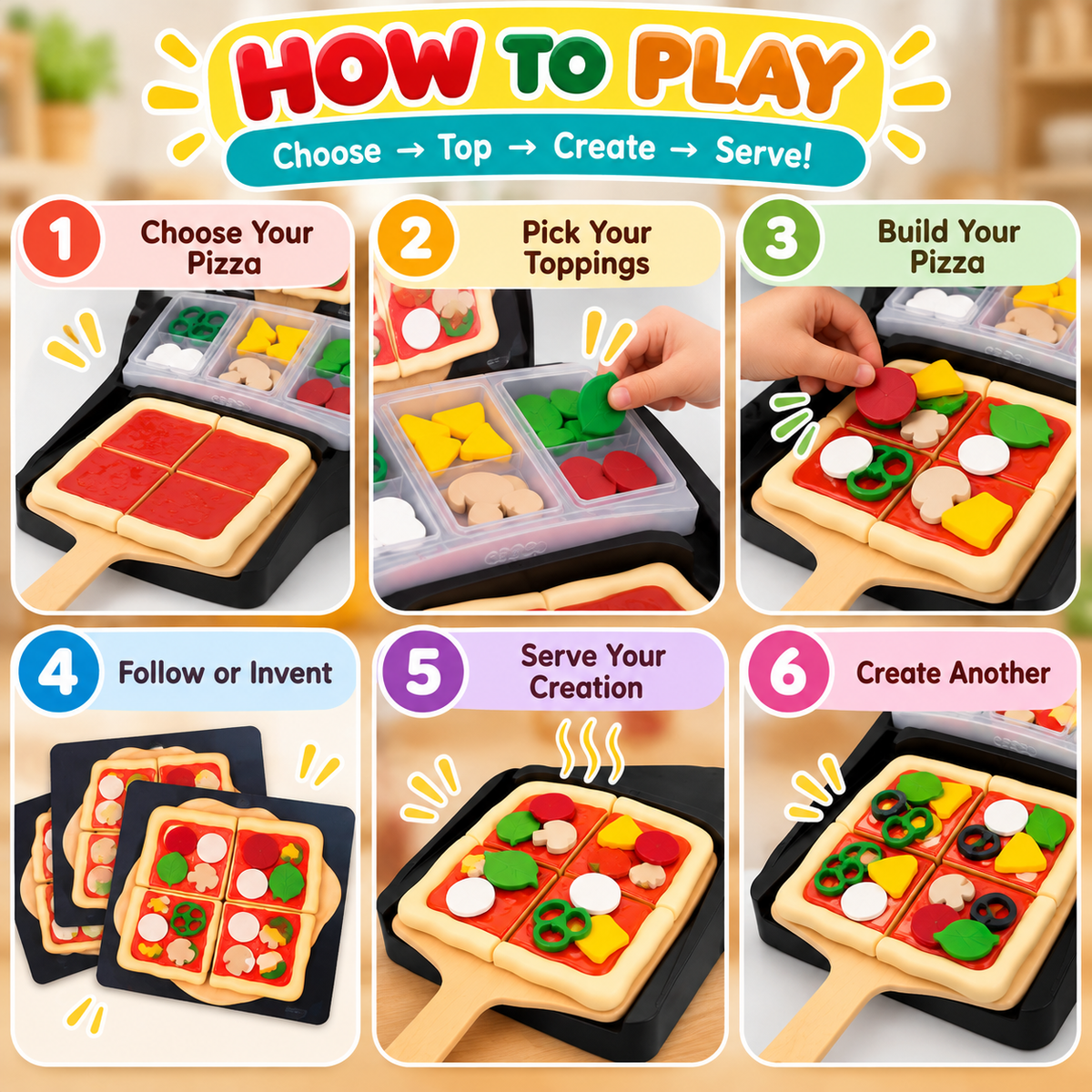 Little Pizza Chef Topping Station