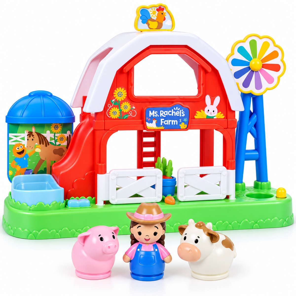 Interactive Learning Farm Playset with Songs & Animal Figures