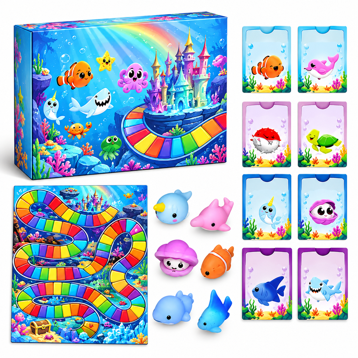 Squishyland – Interactive Phonics & Reading Board Game