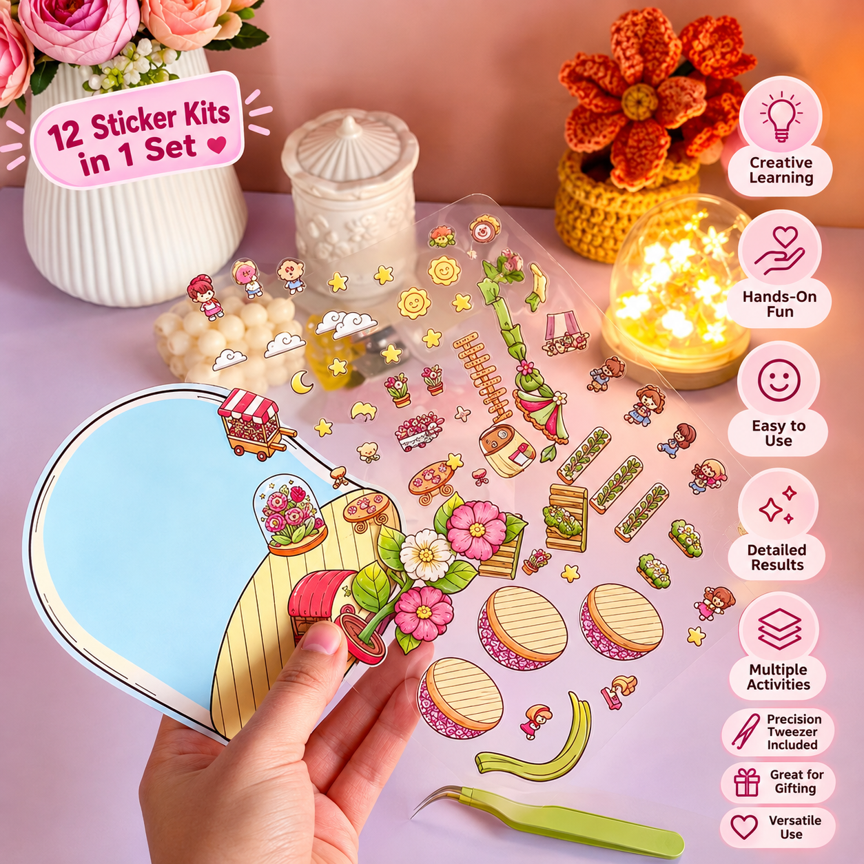 3D Miniature Cozy Sticker Craft Kit