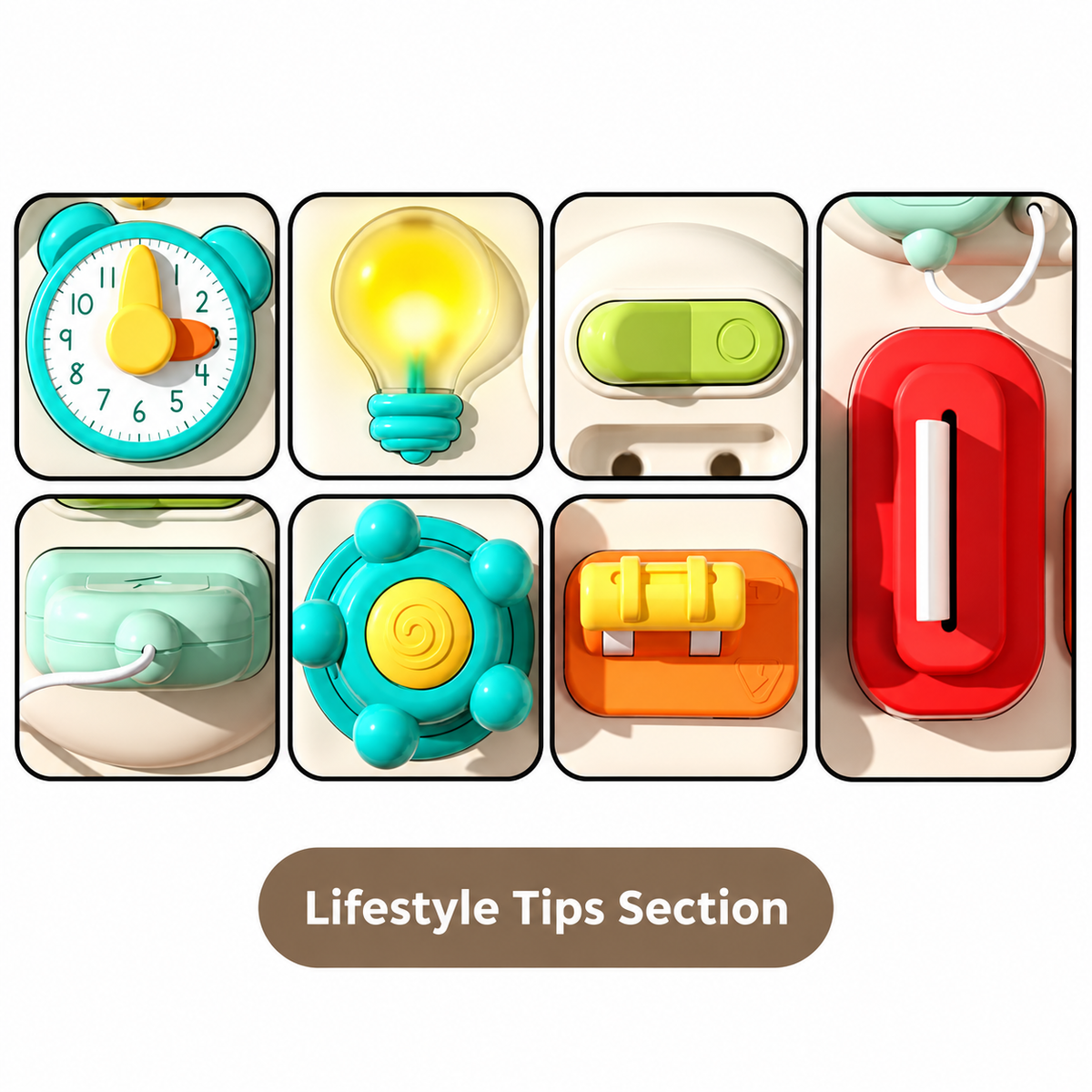 Portable Multifunctional Learning & Development Toy