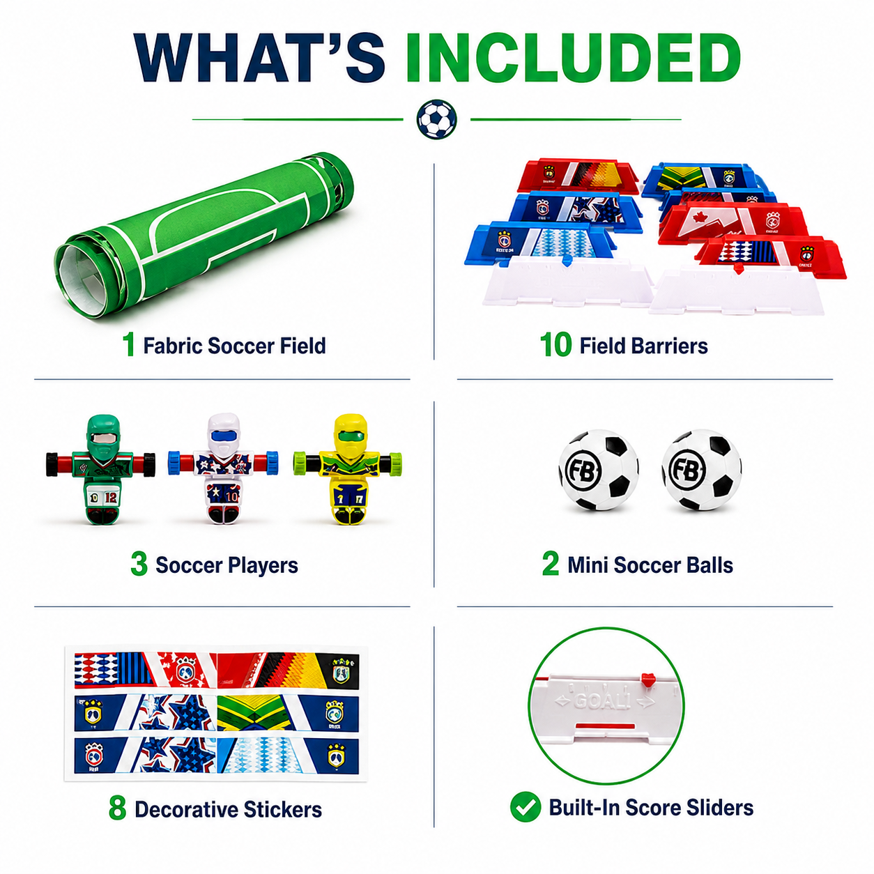Mini Soccer Battle Arena Game Set