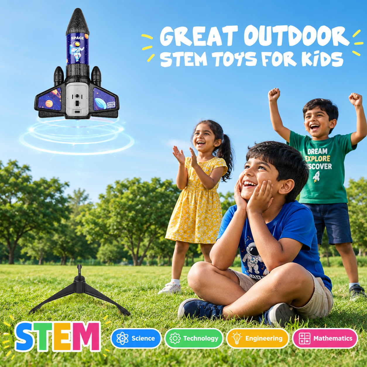 Electric Rocket Launcher for Kids