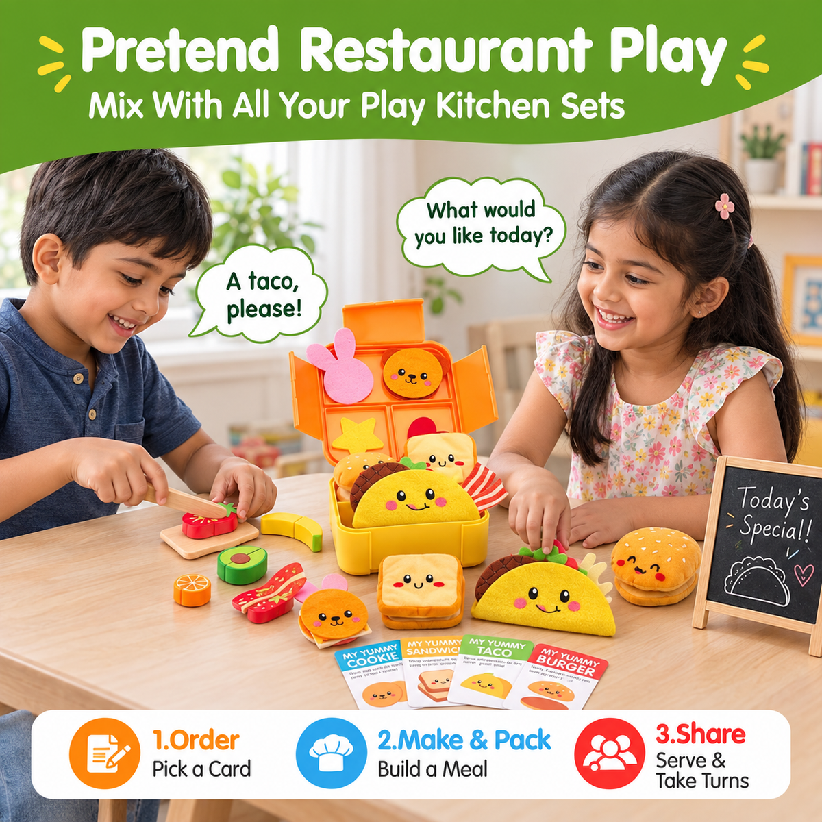 Mini Chef Lunchbox Food Set