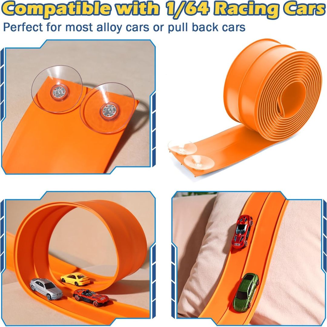 15 ft Flexible Double-Sided Racetrack Toy