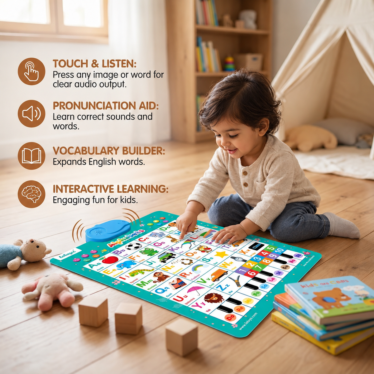 Interactive Talking English Learning Board