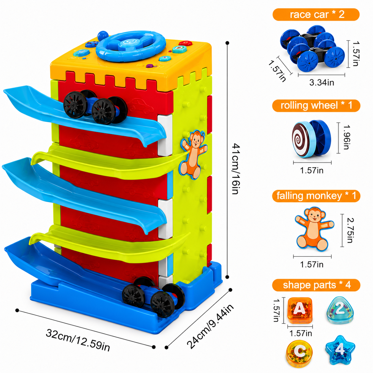 5-in-1 Racing Fun Tower