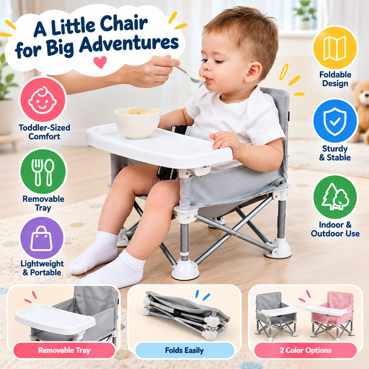 Foldable Toddler Travel & Camping Chair