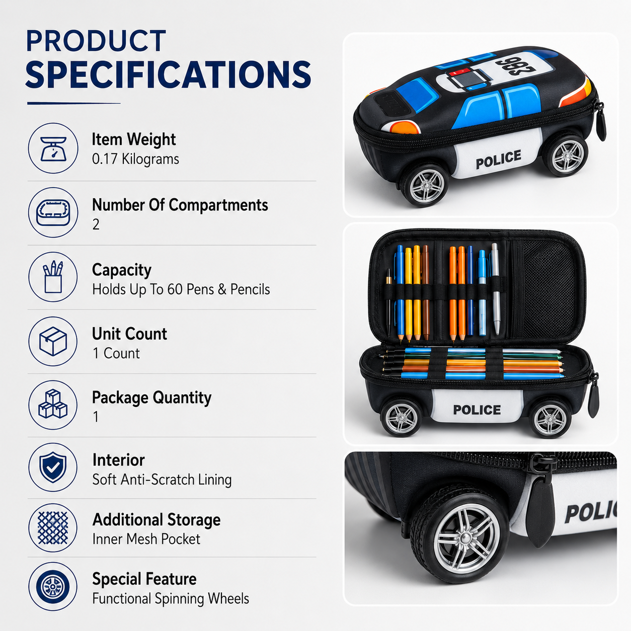 Turbo Cop Storage Car