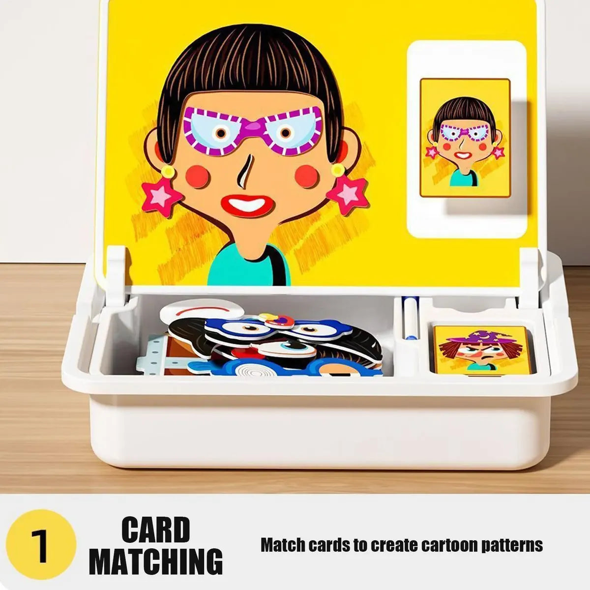 Magnetic Face Puzzle Board