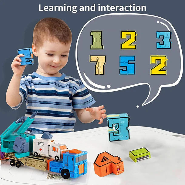 10-in-1 Transformer Robot Action Figure Toy