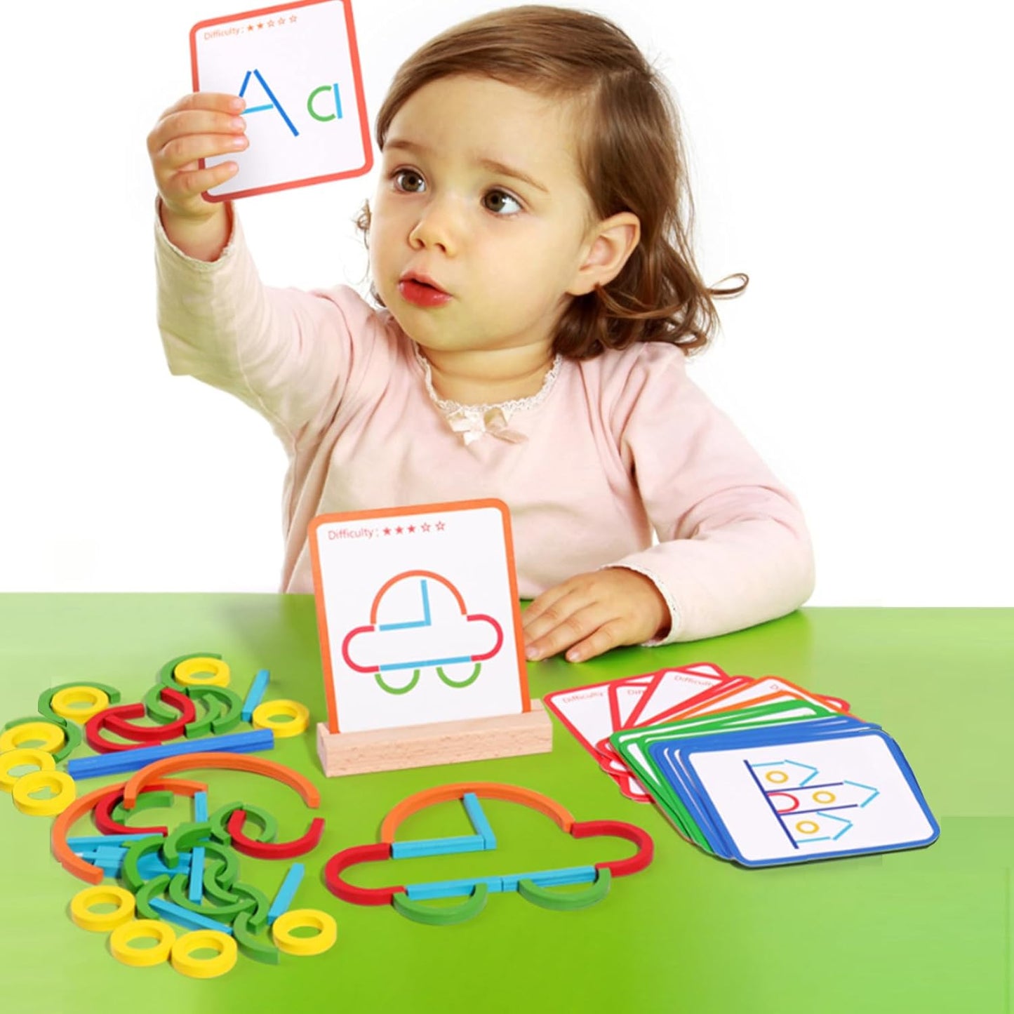 Creative Sticks & Rings Matching Puzzle Toys