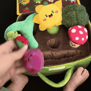 Plush Vegetable Garden Set