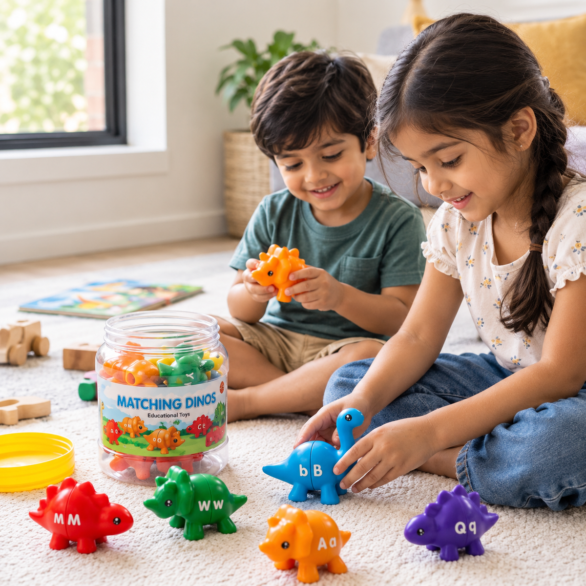 Dinosaur Alphabet Matching Toy Set