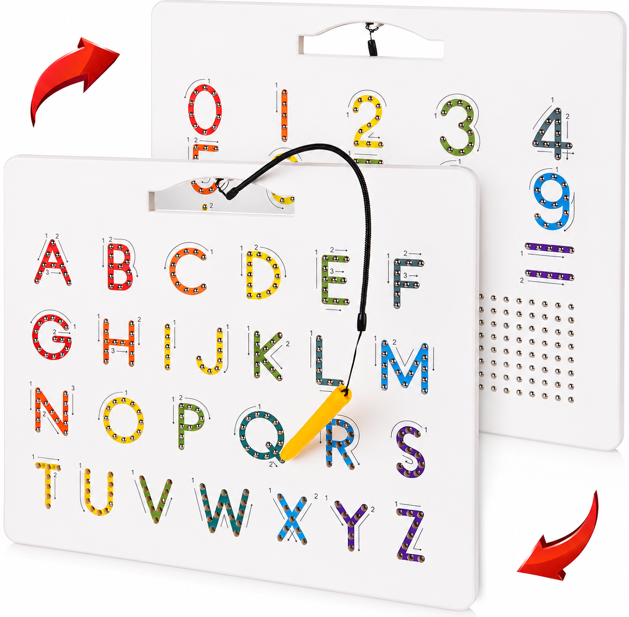 Magnetic Letter & Number Tracing Board