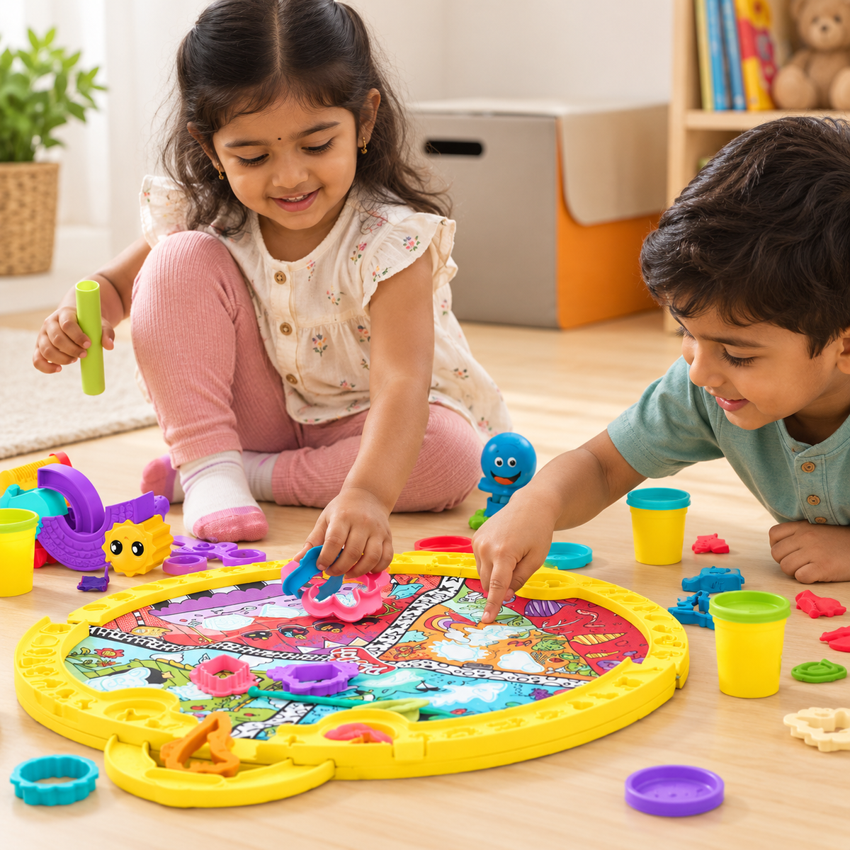 Fold & Go Creative Dough Playmat Set