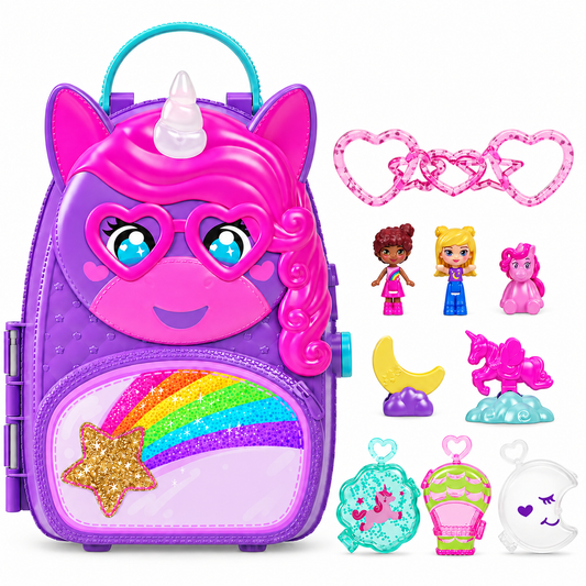 Unicorn Adventure Backpack Playset