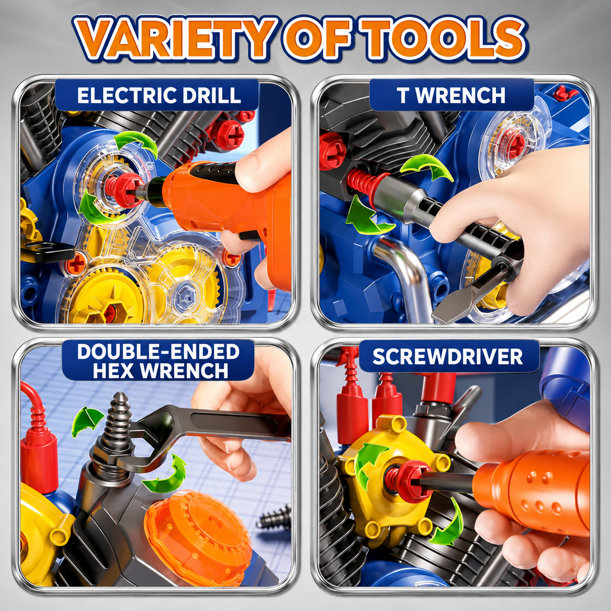 DIY Engine Building Kit for Kids
