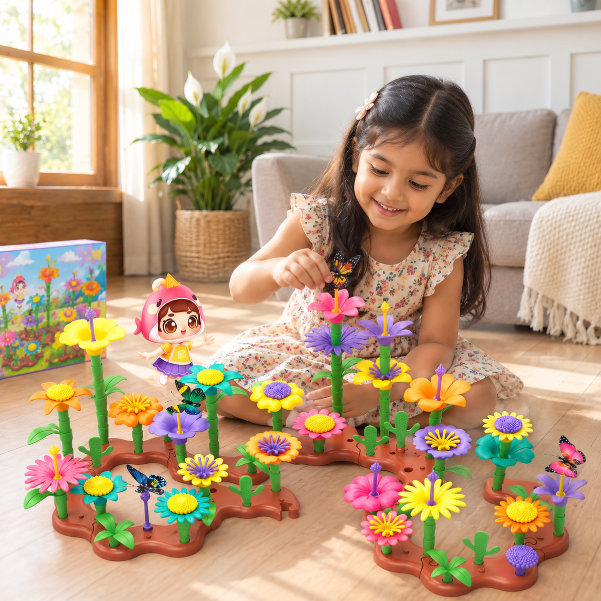 Creative Flower Garden Building Set