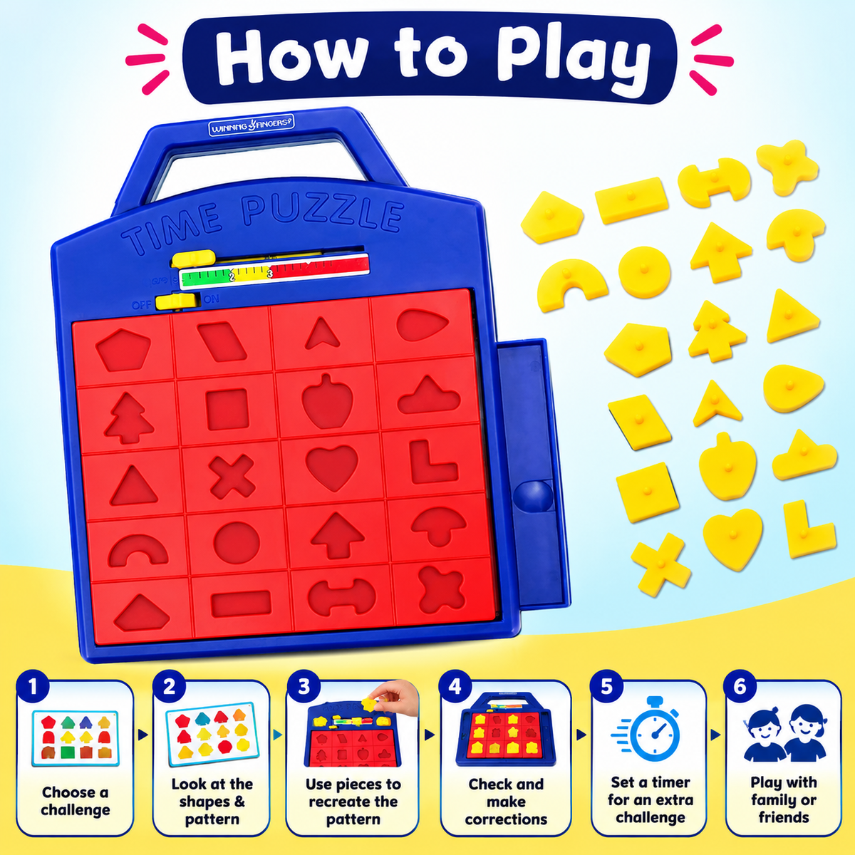 Shape Match Pop-Up Puzzle Game