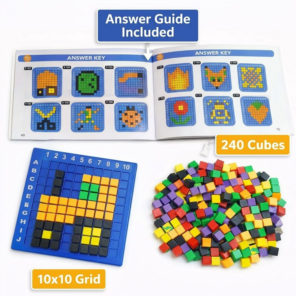 Pixel Art Creator STEM Puzzle Kit for Kids