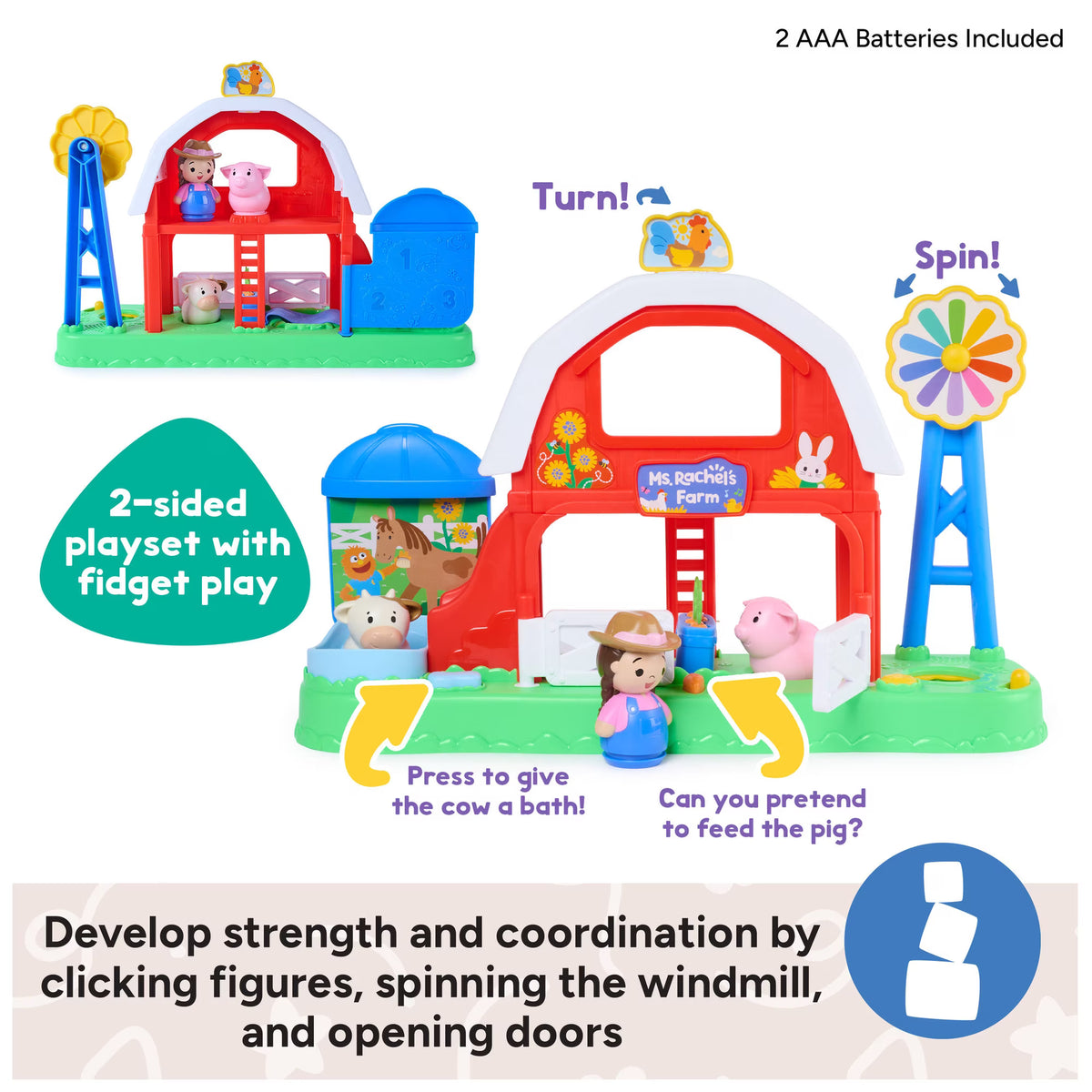 Interactive Learning Farm Playset with Songs & Animal Figures