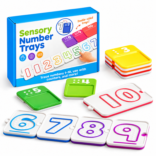 Sensory Number Trays