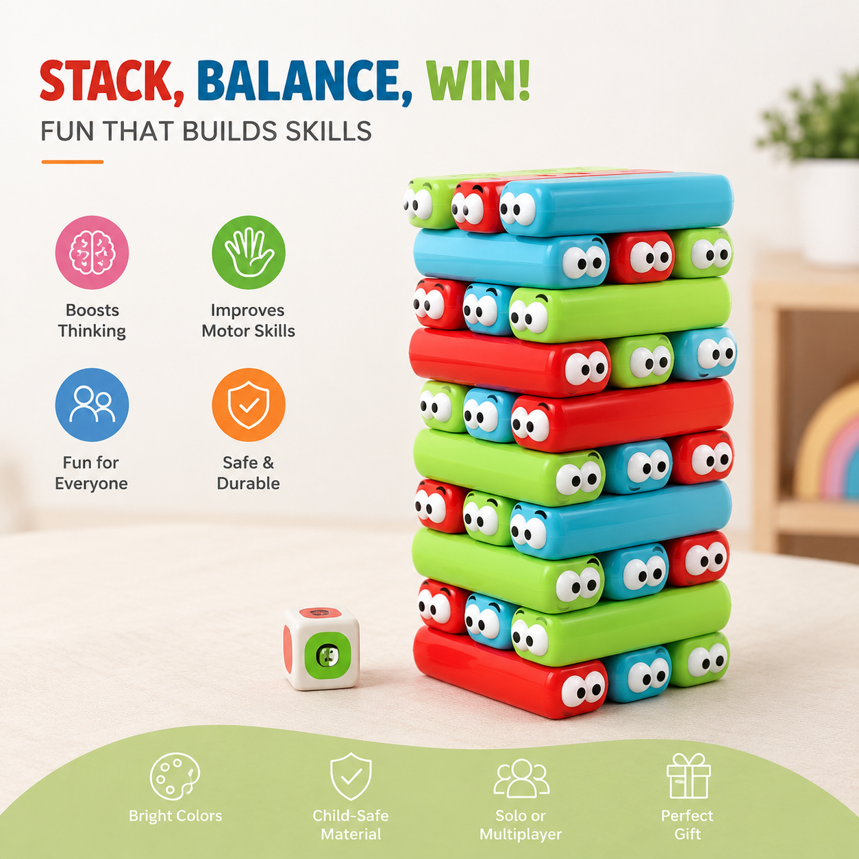 Wobble Stack Balance Tower