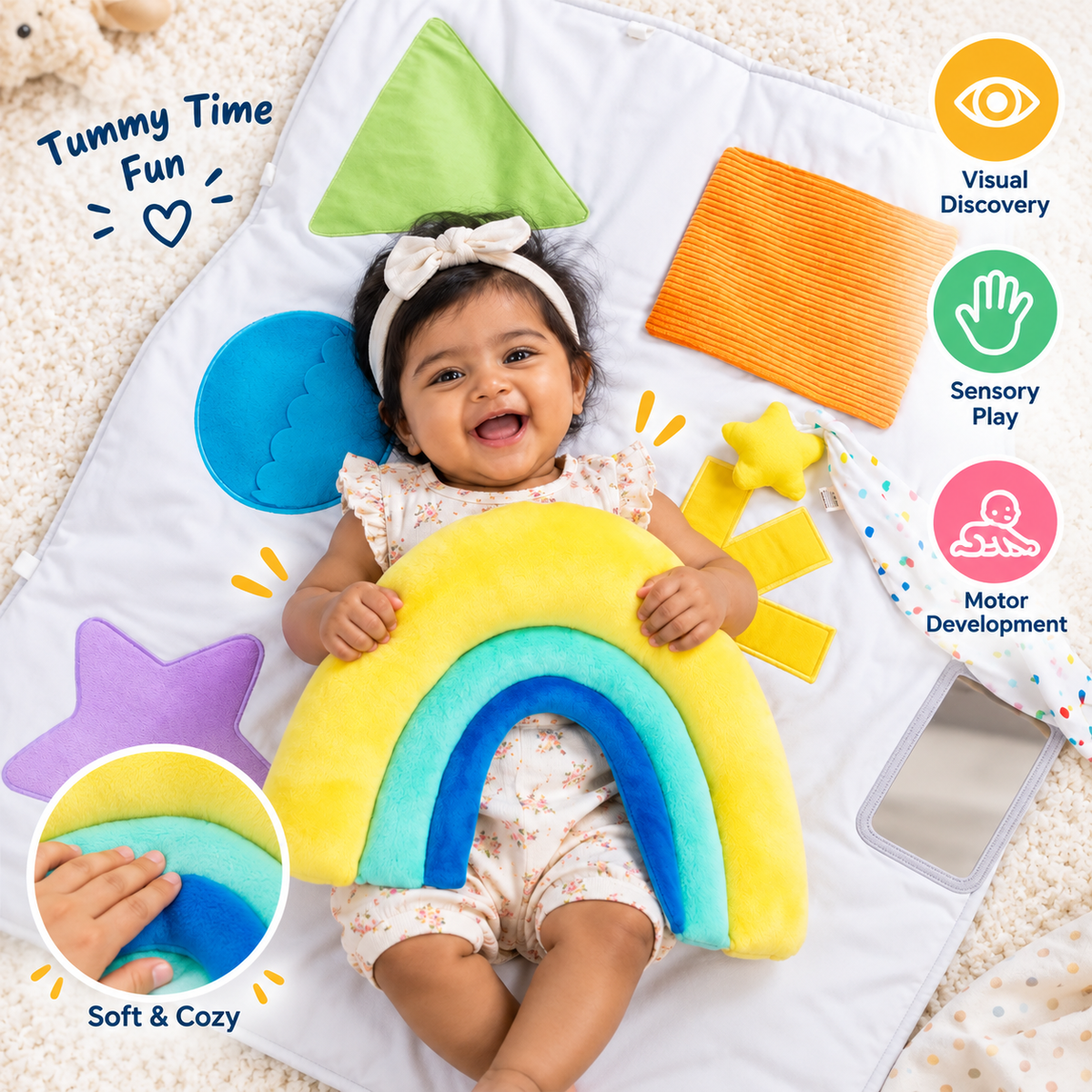 Newborn Tummy Time & Sensory Development Set