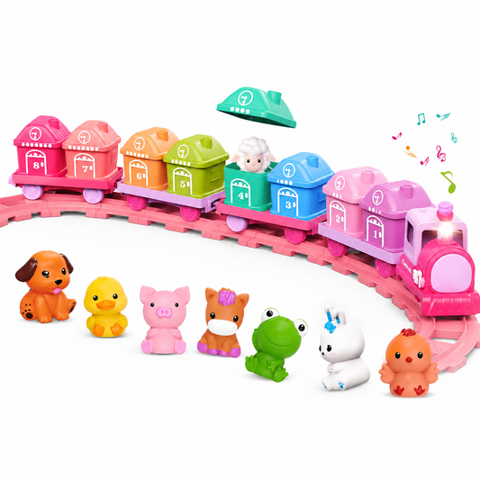 Farm Animal Train Set