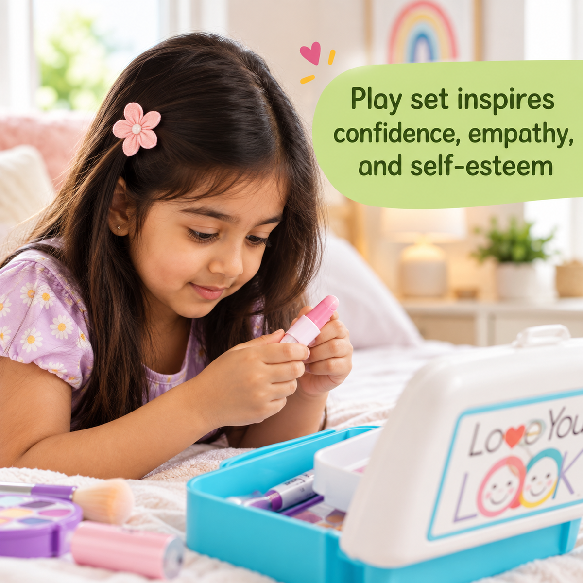 Pretend Makeup Artist Play Set – 16 Pieces