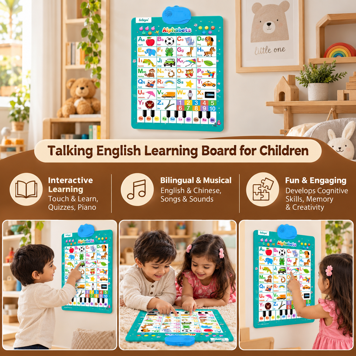 Interactive Talking English Learning Board