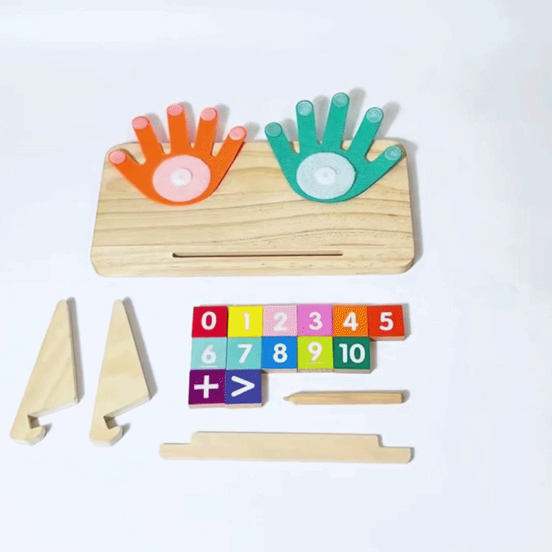 Montessori Wooden Number Learning Board