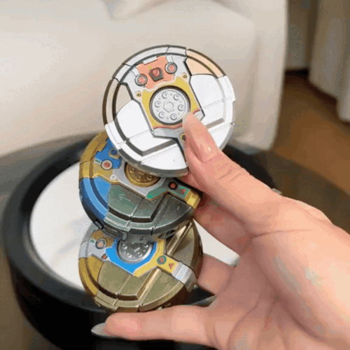 Transforming Gyroscopic Deformation Robot & Fidget Toy ( Set of 3 )