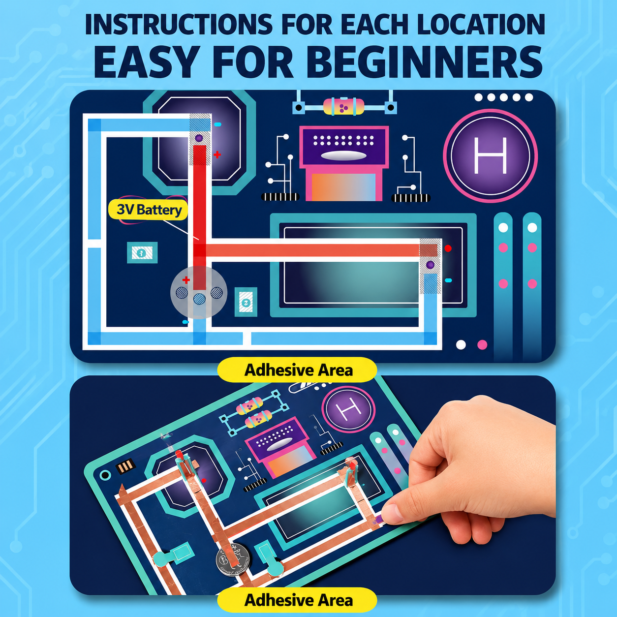 DIY STEM Paper Circuit Kit