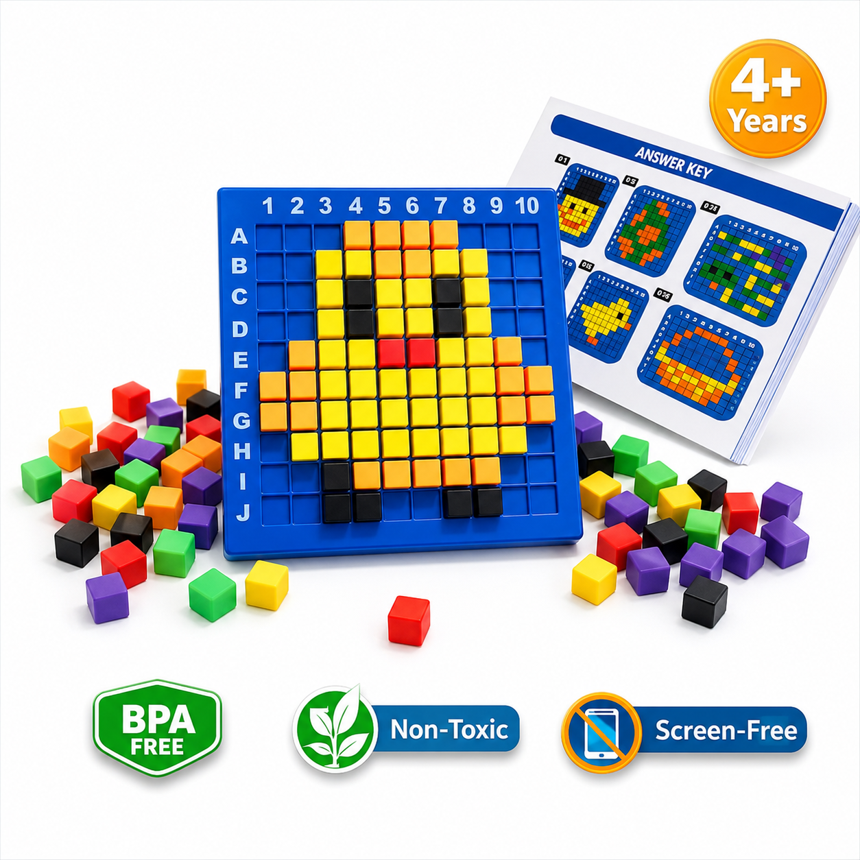 Pixel Art Creator STEM Puzzle Kit for Kids