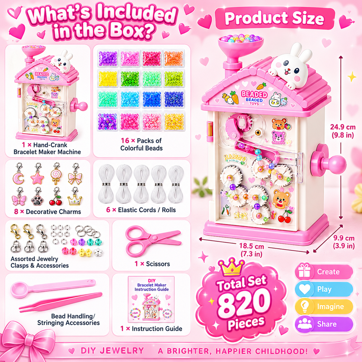 Bead & Spin Bracelet Maker