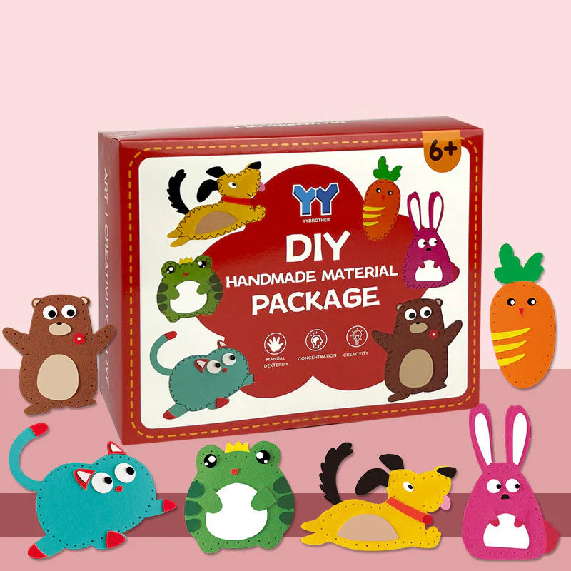 DIY Felt Animal Sewing Kit for Kids