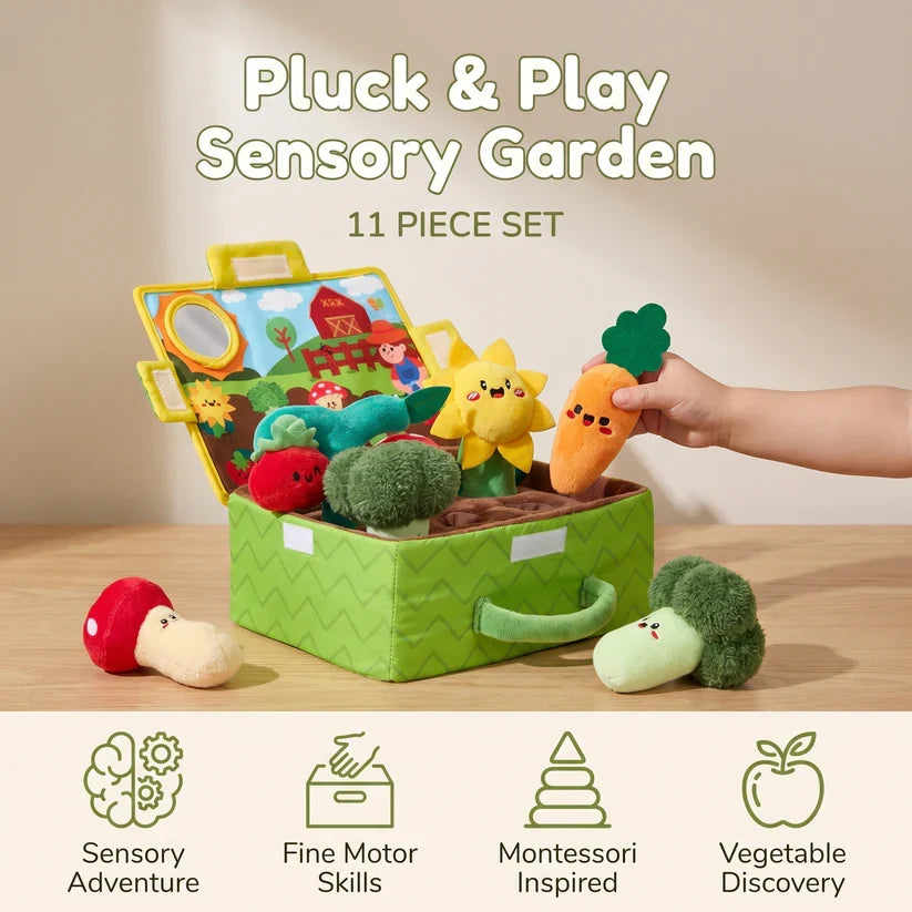 Plush Vegetable Garden Set