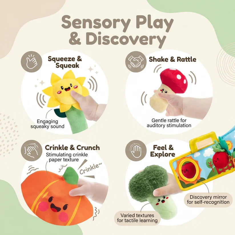 Plush Vegetable Garden Set