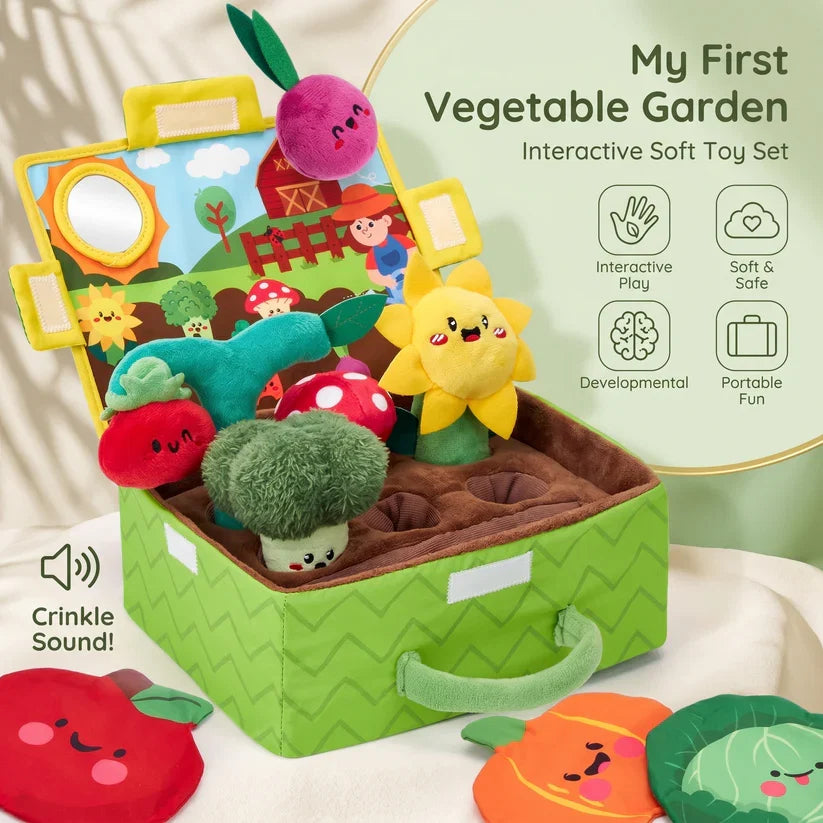 Plush Vegetable Garden Set