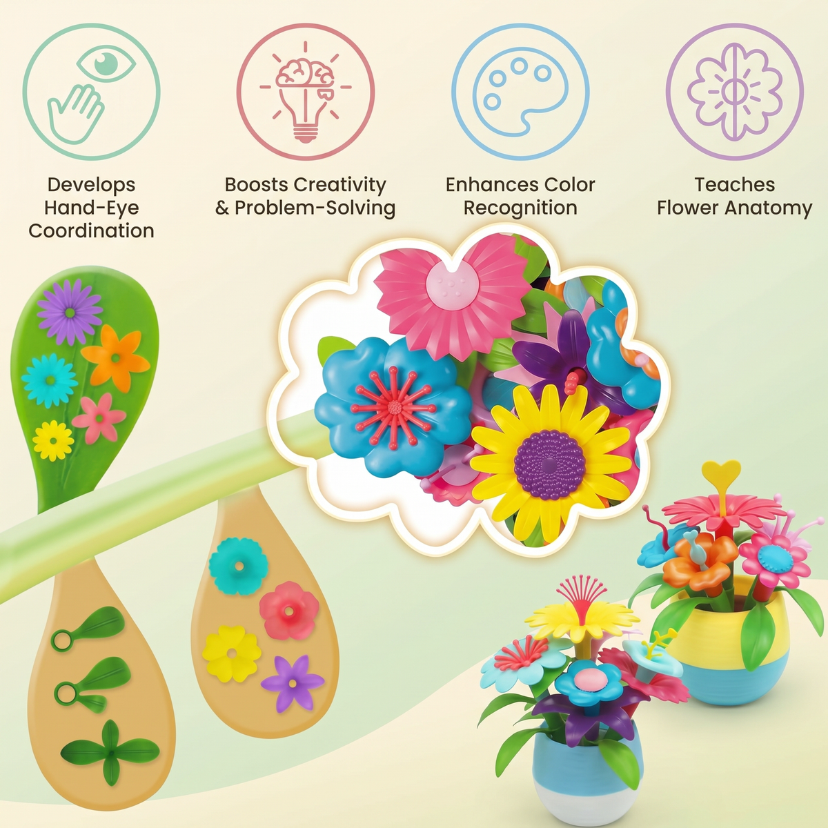 Creative Flower Garden Building Set