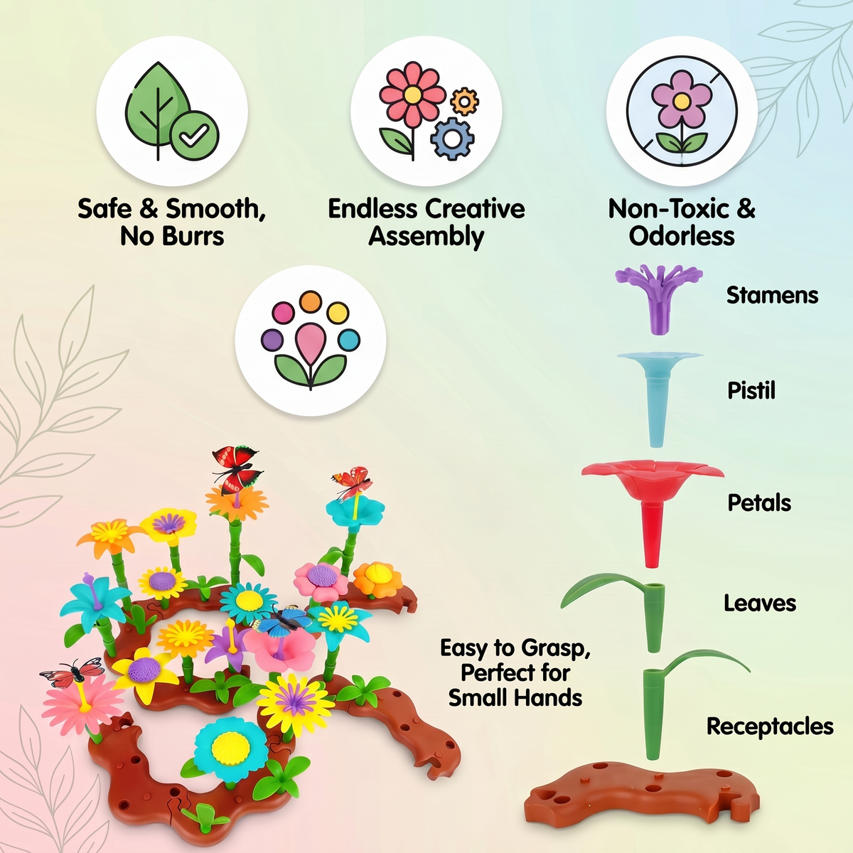 Creative Flower Garden Building Set