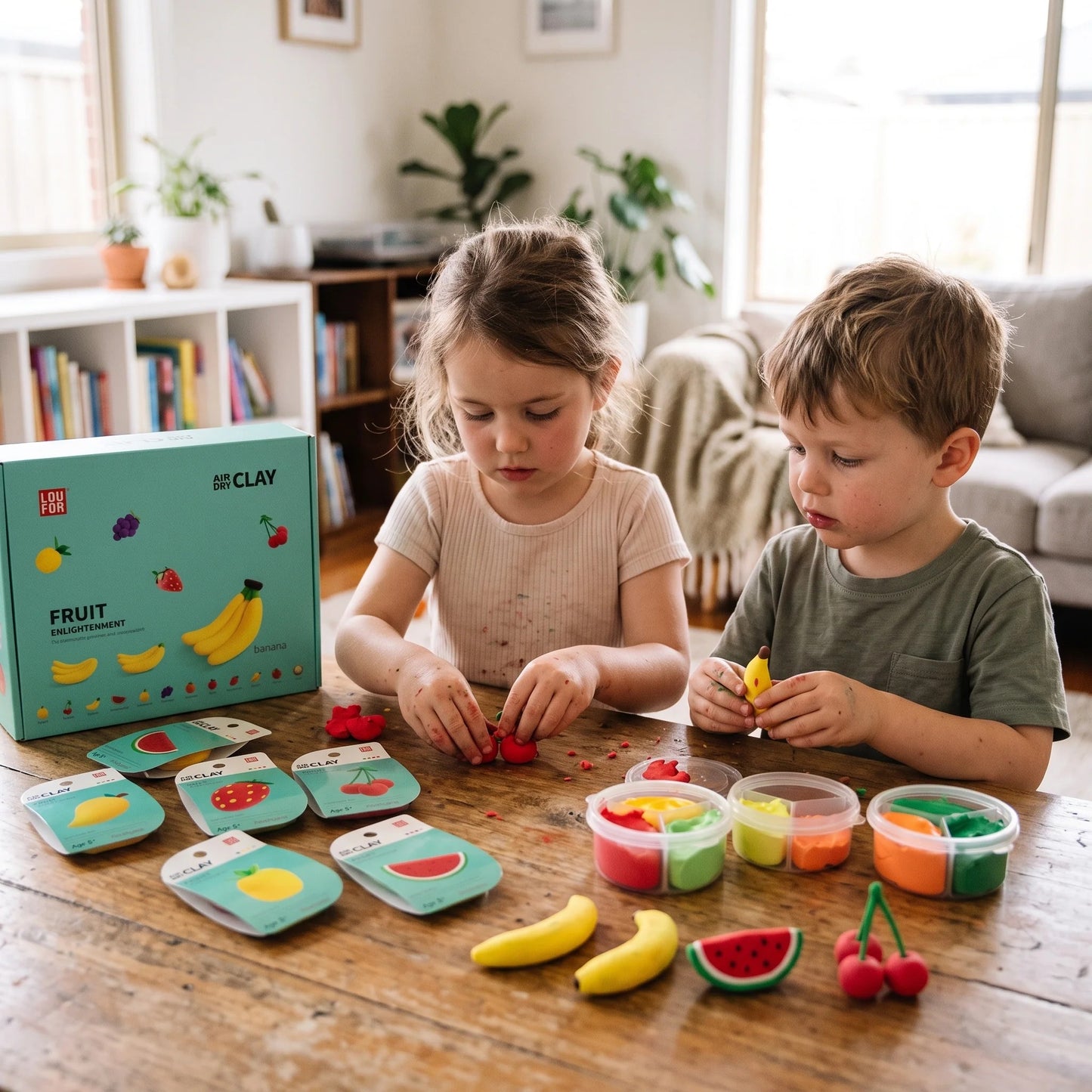 DIY Fruit Air Dry Clay Kit