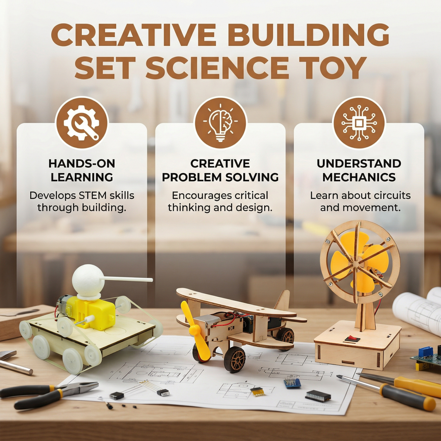 Creative Building Set Science Toy – Learning Made Fun!